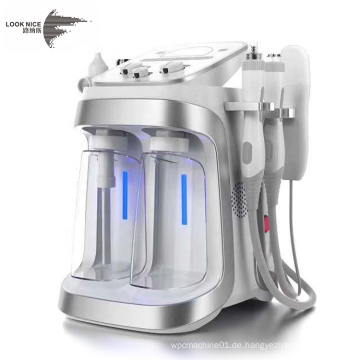2021 neuester Fabrikpreis 6 in 1 Hochfrequenz Plasma Hydro Care Facial H2O2 Kleine Bubble Beauty Machine